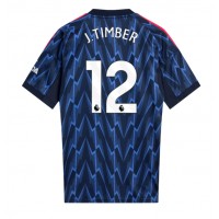 Stroje piłkarskie Arsenal Jurrien Timber #12 Koszulka Wyjazdowej 2025-26 Krótki Rękaw